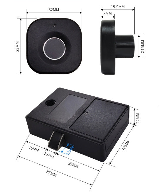 NEST FingerPrint Drawer Lock